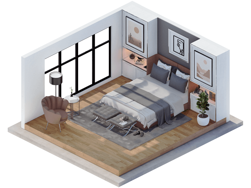 Sienna Transitional Bedroom