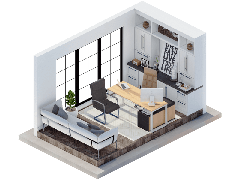 Sienna Transitional Home Office