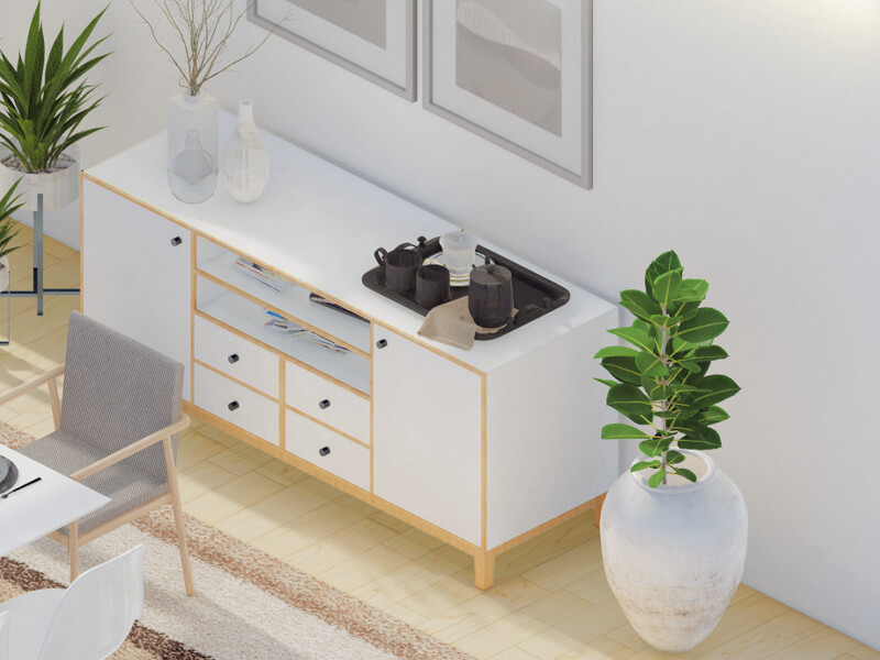 Anders Scandinavian Dining Room - Image 2