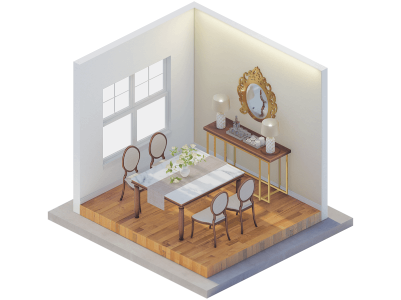 Sheldon Traditional Dining Room