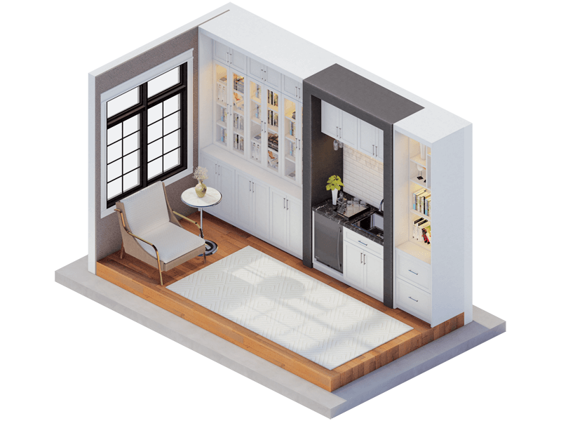 Valentina Transitional Den