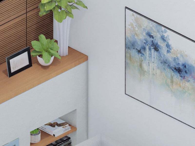 Astrid Contemporary Fireplace - Image 4