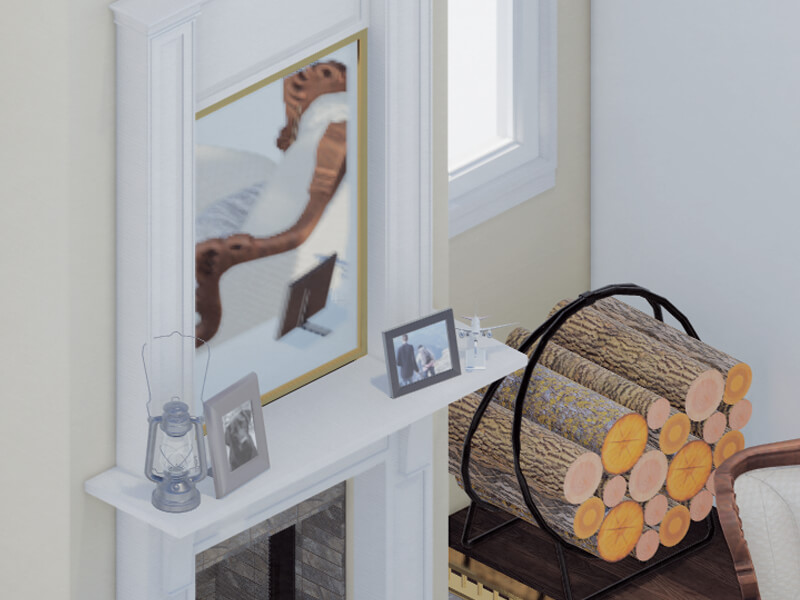 Cordelia Traditional Fireplace - Image 2