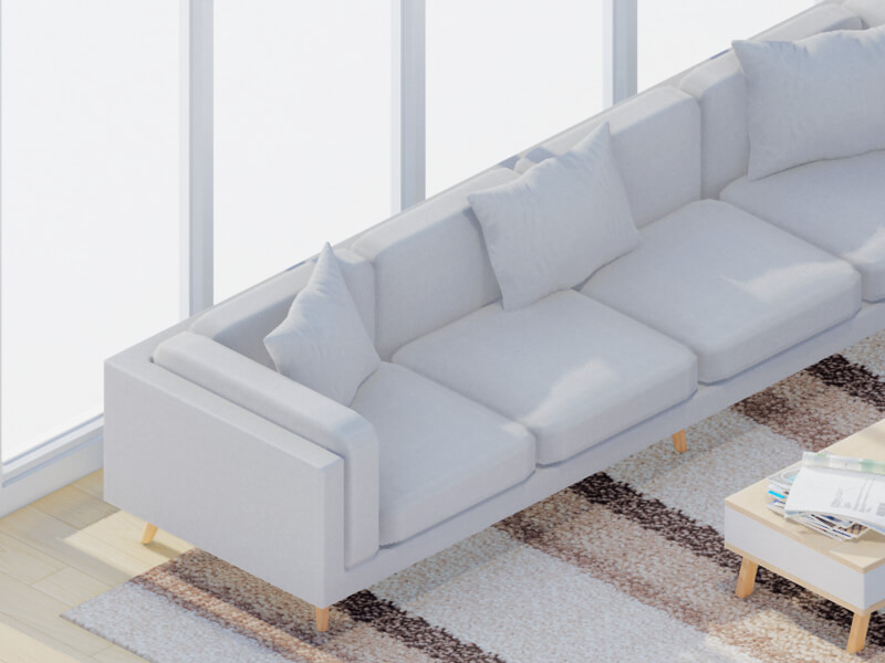 Anders Scandinavian Living Room - Image 2