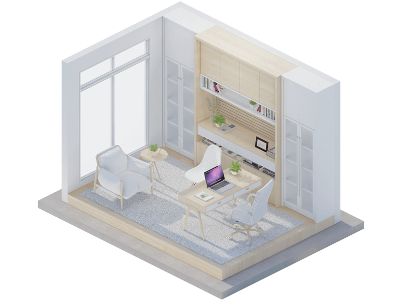 Karalie Scandinavian Home Office