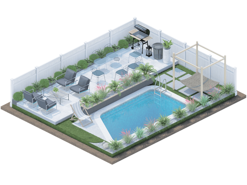 Belle Farmhouse Backyard