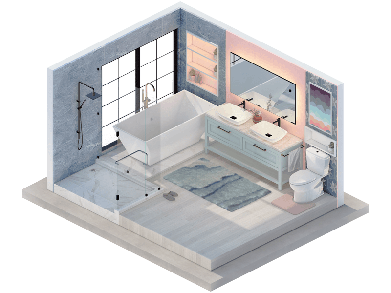 Ambrosia Eclectic Bathroom