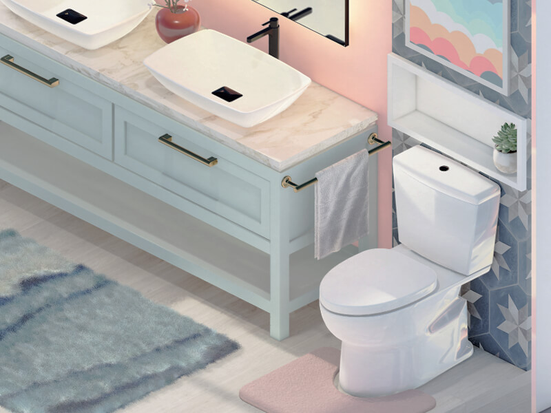 Ambrosia Eclectic Bathroom - Image 2