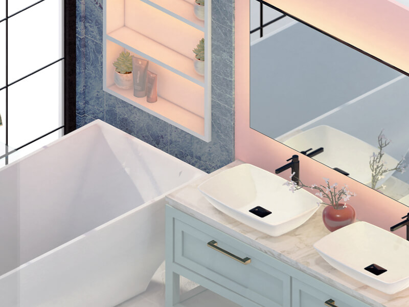 Ambrosia Eclectic Bathroom - Image 3