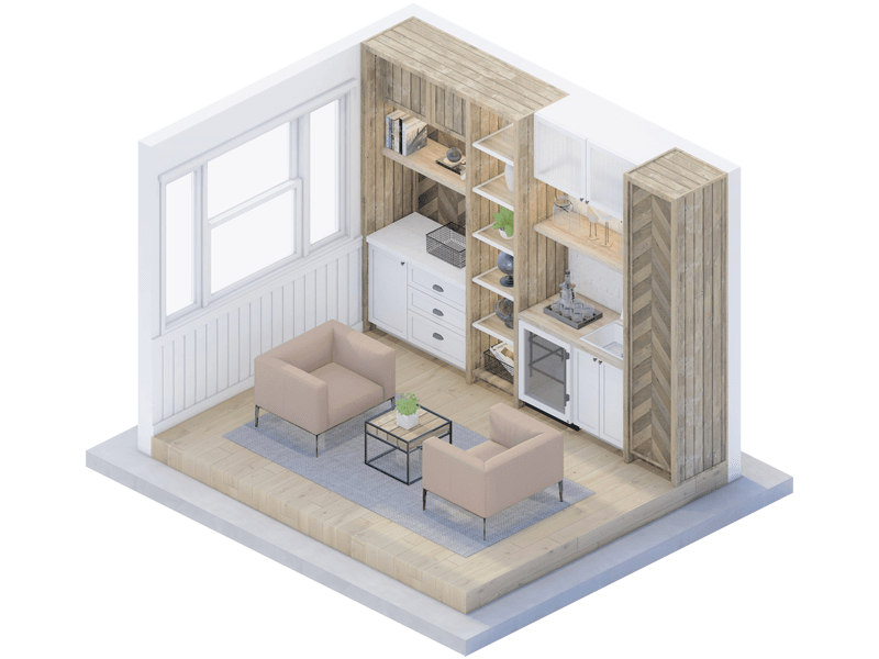 Charlotte Farmhouse Den