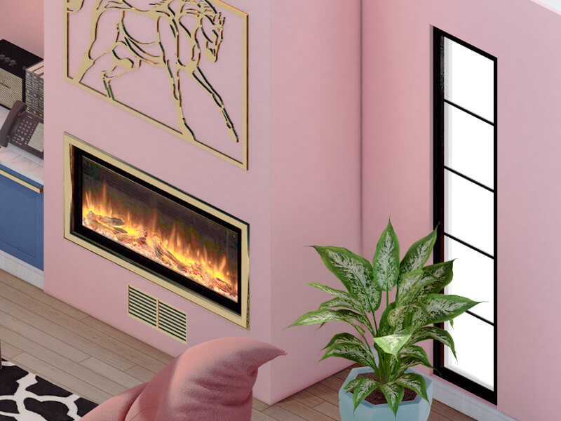 Ambrosia Eclectic Fireplace - Image 2