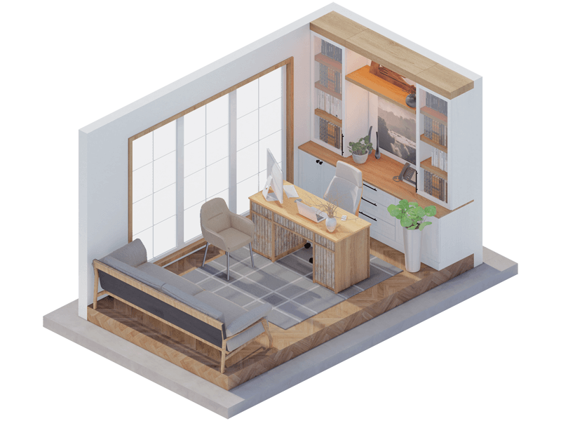 Annalee farmhouse Home Office