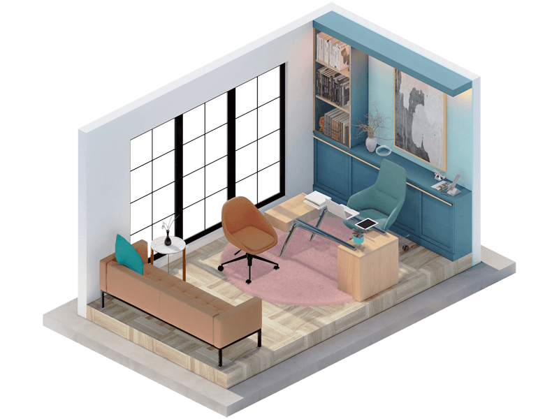 Ambrosia Eclectic Home Office