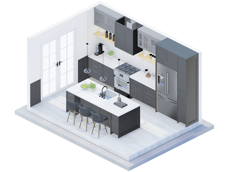 Belle Farmhouse Kitchen