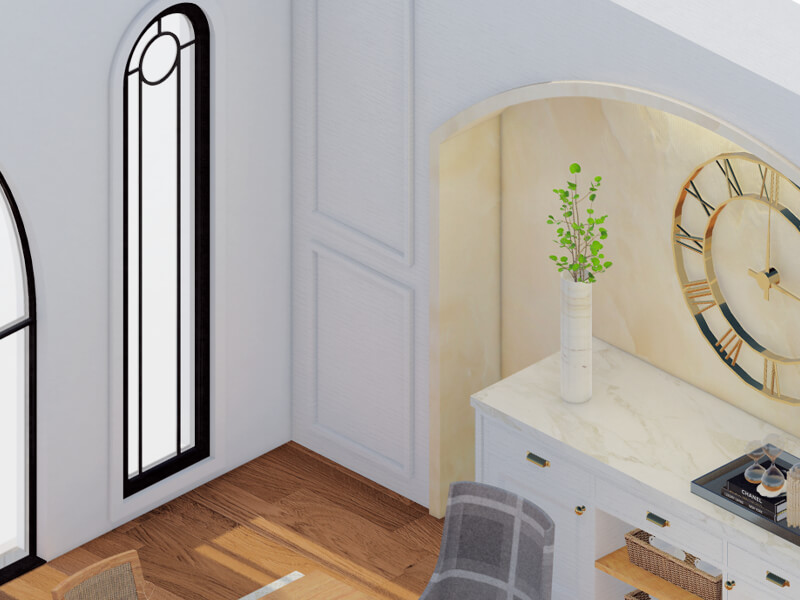 Spanish Mediterranean Dining Room - Image 3