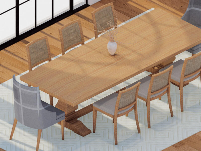 Spanish Mediterranean Dining Room - Image 4