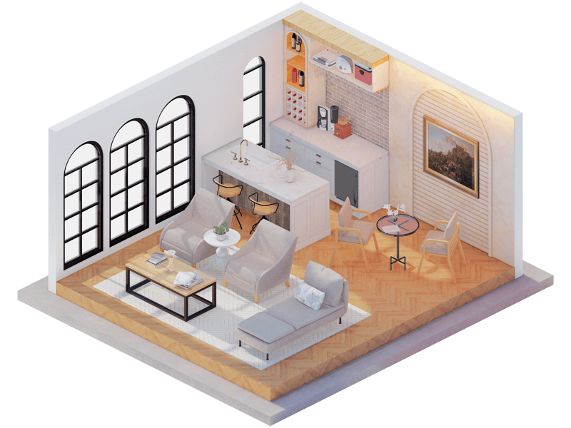 Spanish Mediterranean  Den