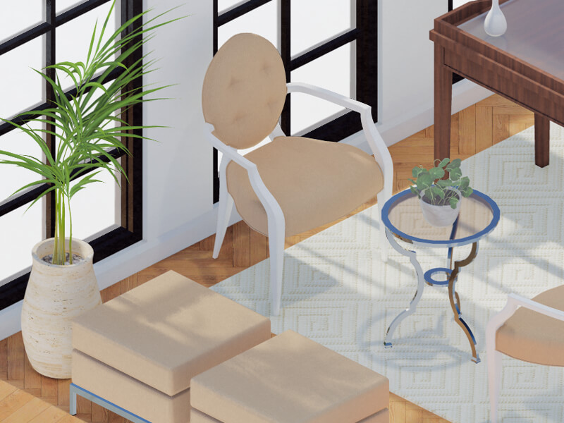 Spanish Mediterranean Home Office - Image 4