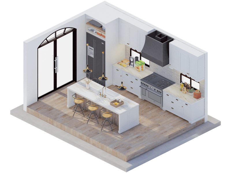 Spanish Mediterranean  Kitchen