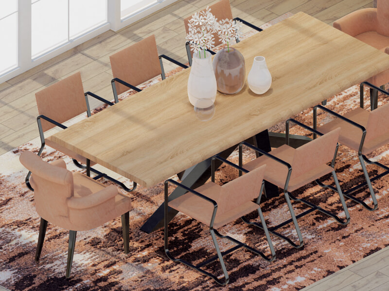 Brice Rustic Dining Room - Image 4