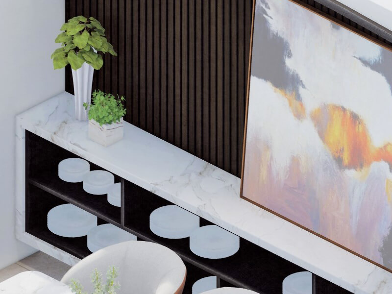 Modern Mediterranean Dining Room - Image 3