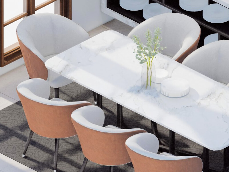 Modern Mediterranean Dining Room - Image 4