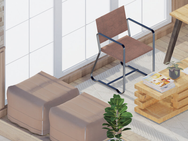 Brice Rustic Home Office - Image 4