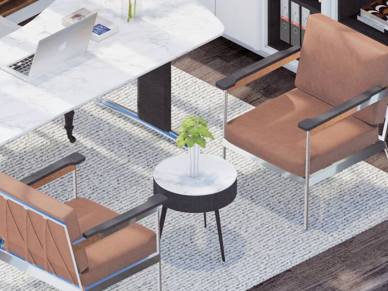 Modern Mediterranean Home Office - Image 3