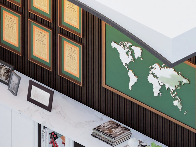 Modern Mediterranean Home Office - Image 4