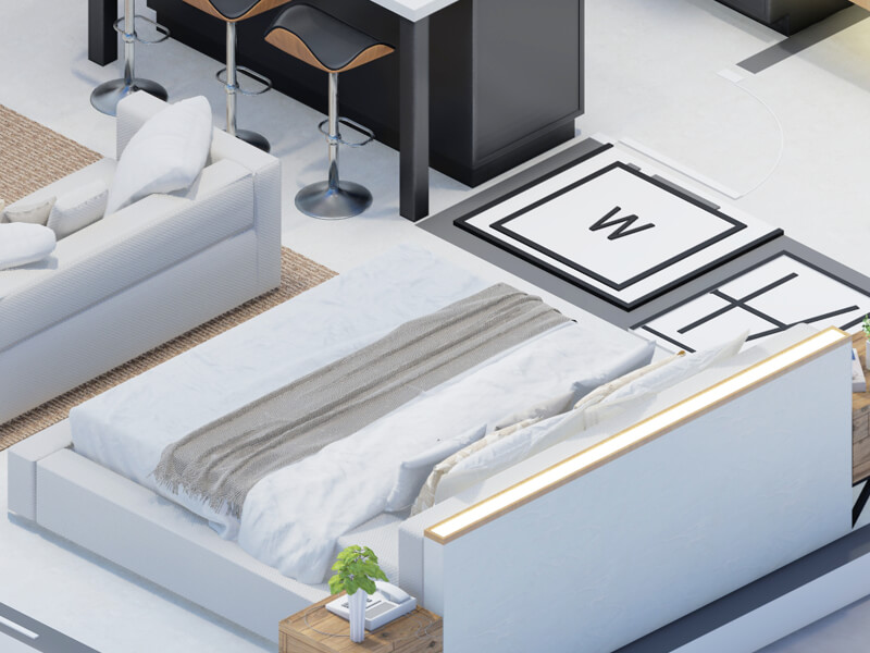 Arcos Contemporary ADU Interior Design Plans - Image 3