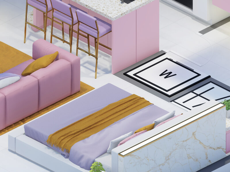 Leina Eclectic ADU Interior Design Plans - Image 3