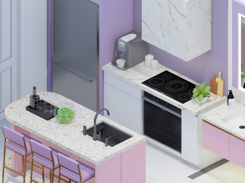 Leina Eclectic ADU Interior Design Plans - Image 4