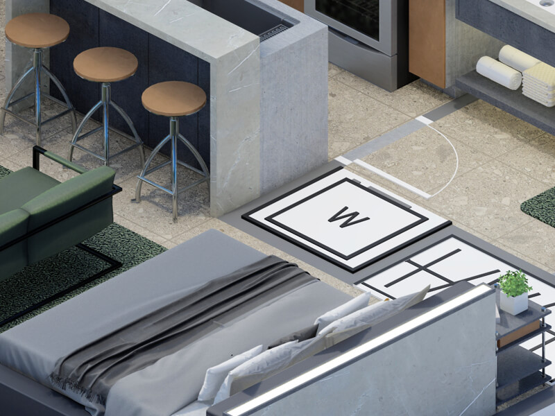 Florida Industrial ADU Interior Design Plans - Image 3