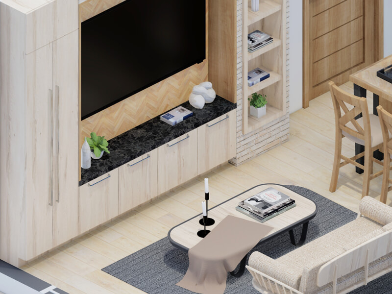 Trevor Rustic ADU Interior Design Plans - Image 2