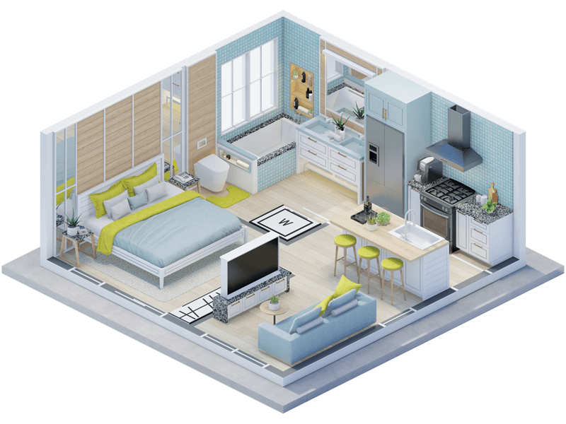 Seville Boho ADU Interior Design Plans