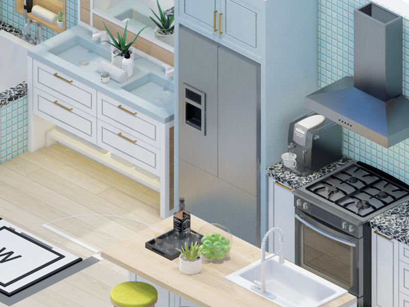 Capri Boho ADU Interior Design Plans - Image 4