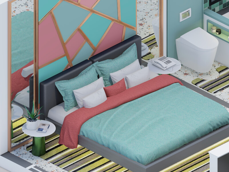 Mira Eclectic ADU Interior Design Plans - Image 2