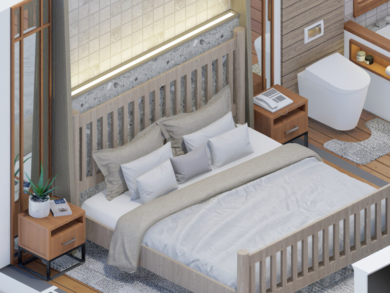 Waylon Rustic ADU Interior Design Plans - Image 2