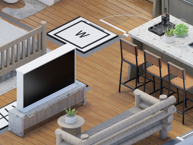 Waylon Rustic ADU Interior Design Plans - Image 3