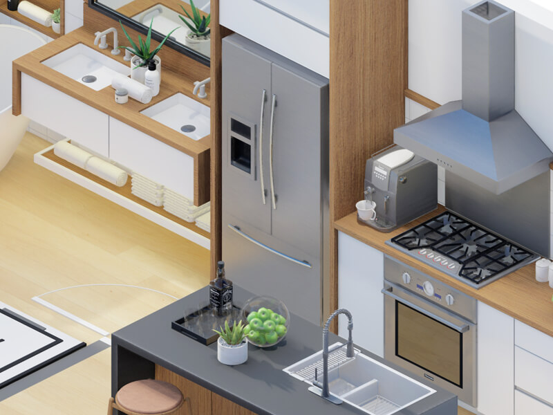 Stefan Scandinavian ADU Interior Design Plans - Image 4