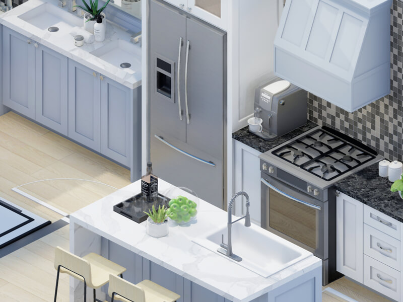 Olivia Transitional ADU Interior Design Plans - Image 4