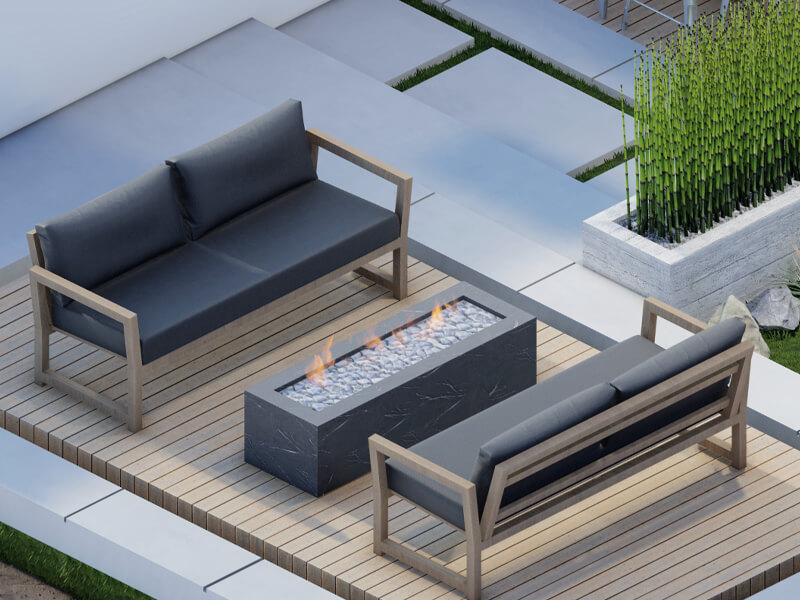 Larssen Mid-Century Modern Backyard - Image 2