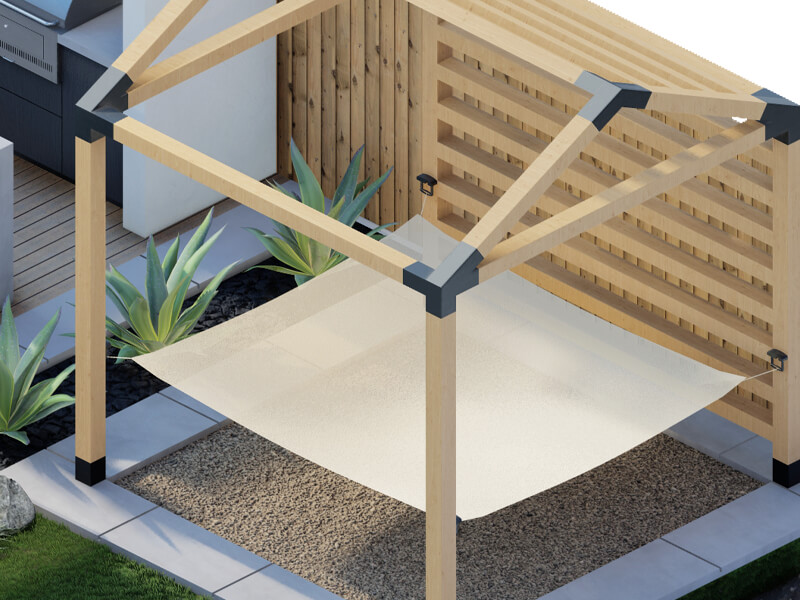 Larssen Mid-Century Modern Backyard - Image 4