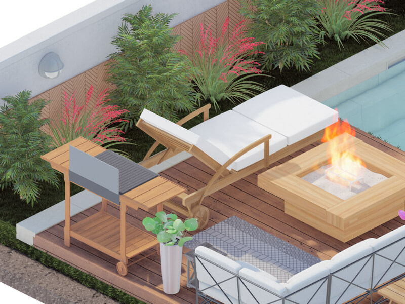 Eams Mid-Century Modern Backyard - Image 2