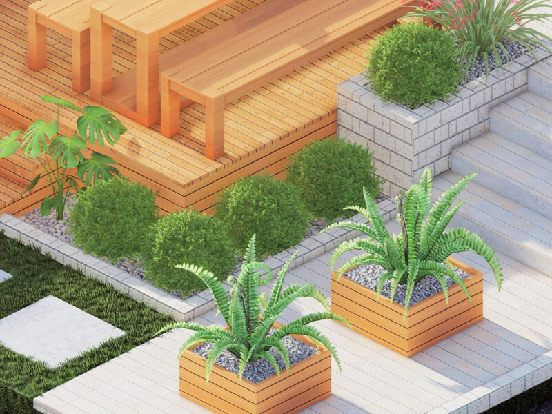 Breuer Mid-Century Modern Backyard - Image 3