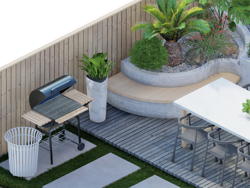 Caleb Craftsman Backyard - Image 2