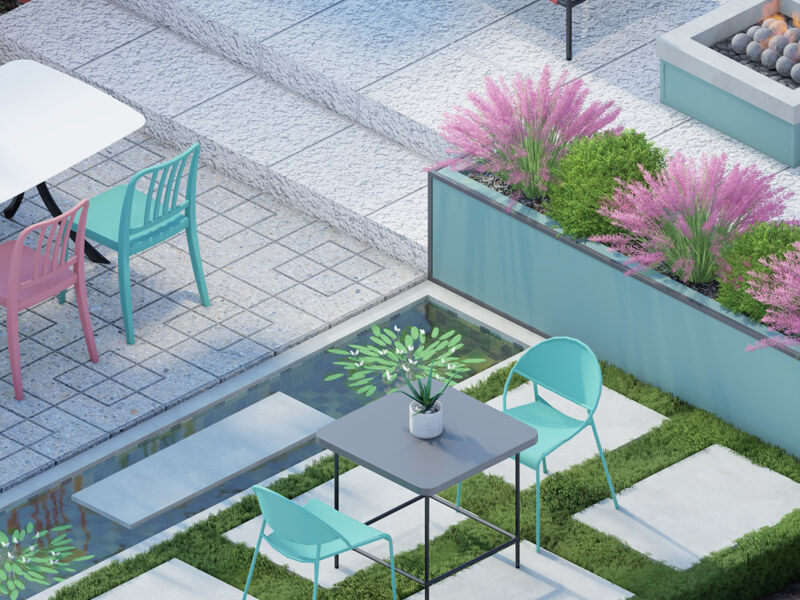 Mira Eclectic Backyard - Image 4