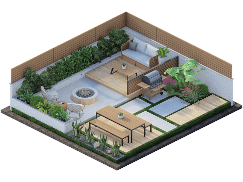 Stefan Scandinavian Backyard