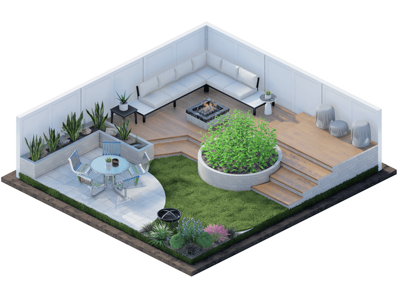 Isabella Traditional Backyard