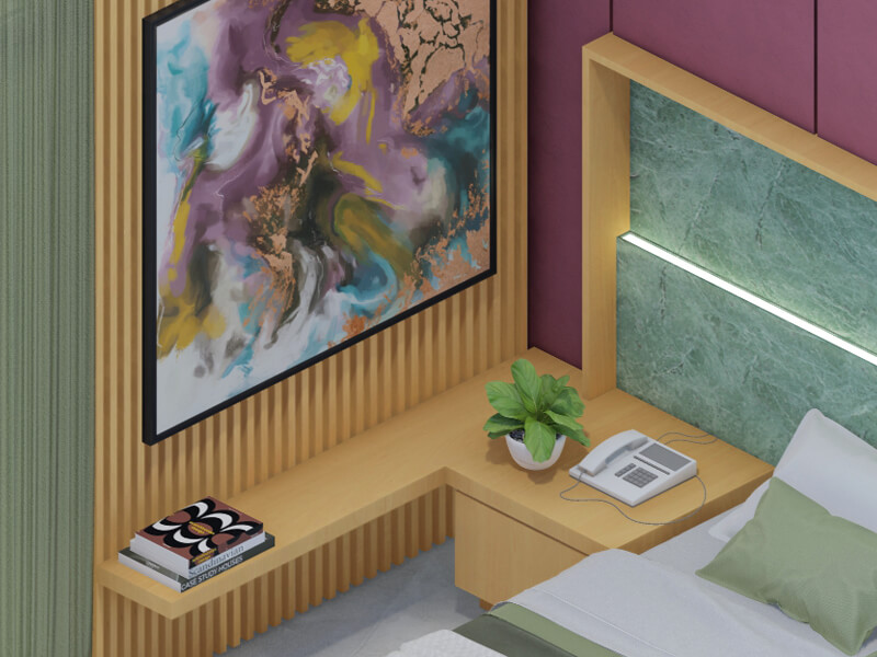 Calla Eclectic Bedroom - Image 3